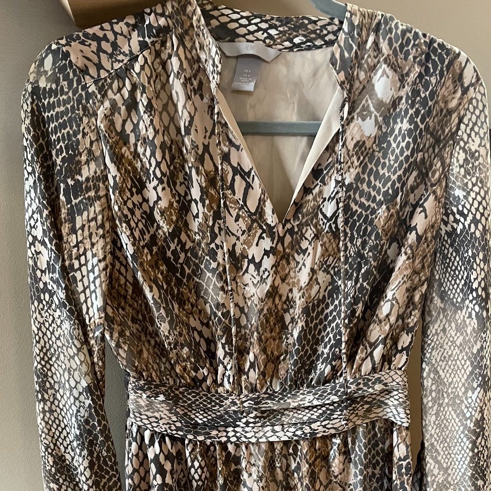 H&M Snakeskin Dress Size 4